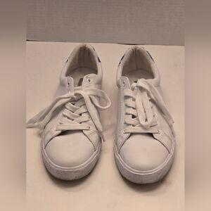 Nine West White Athletic Shoes